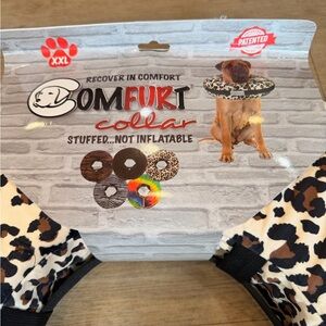 XXL Dog Recovery Collar - Leopard Print